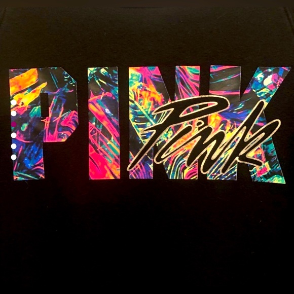 PINK VICTORIA’S SECRET Oversized Off The Shoulder Tropical Design - Picture 5 of 7